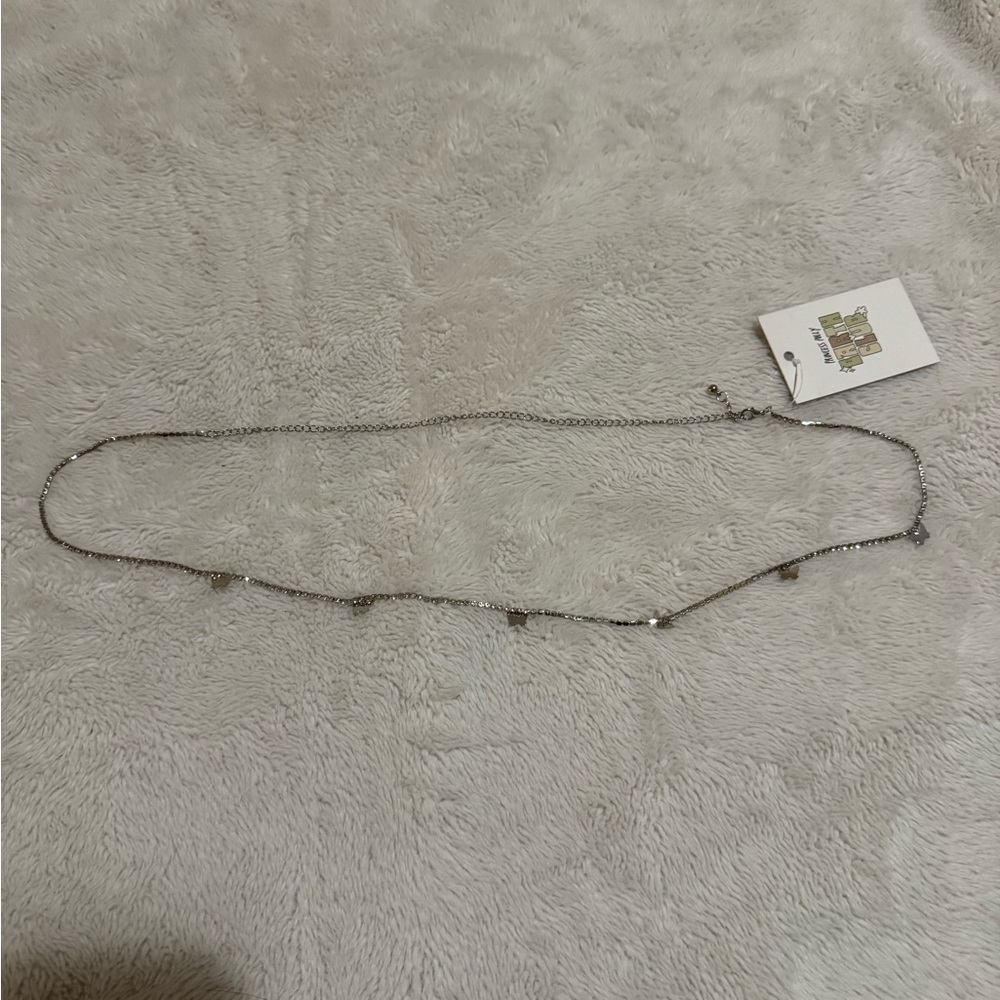 Princess polly butterfly silver belt chain
